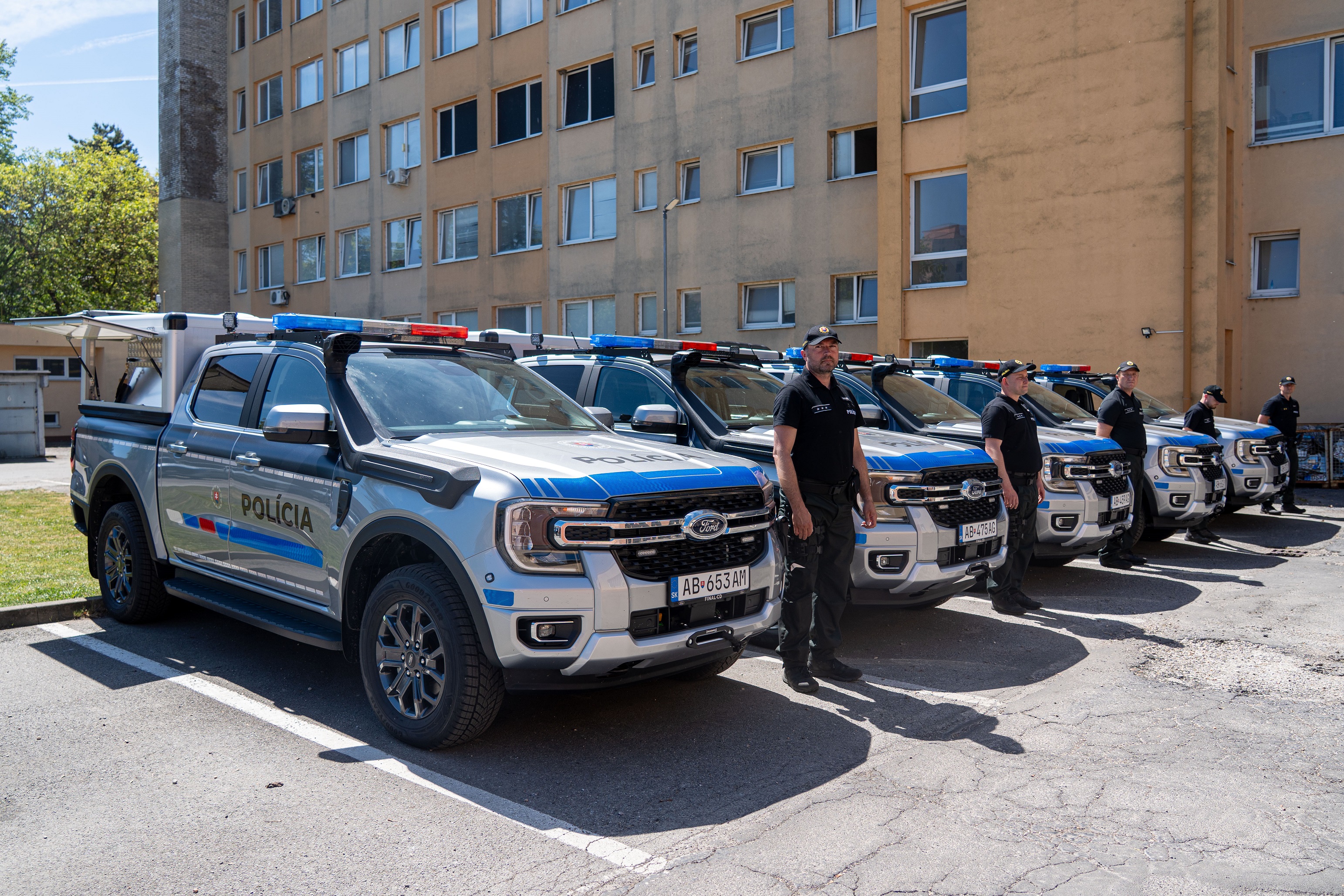 Odovzdávanie nových vozidiel Ford Ranger